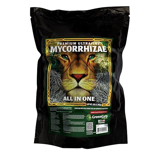 GreenGro Premium Ultrafine Myco - Mycorrhizal Inoculant & Water Soluble Root Enhancer from Superior Strains/Improves Nutrient Uptake & Eases Transplant/Indoor & Outdoor Plant Fertilizer (3 lb)