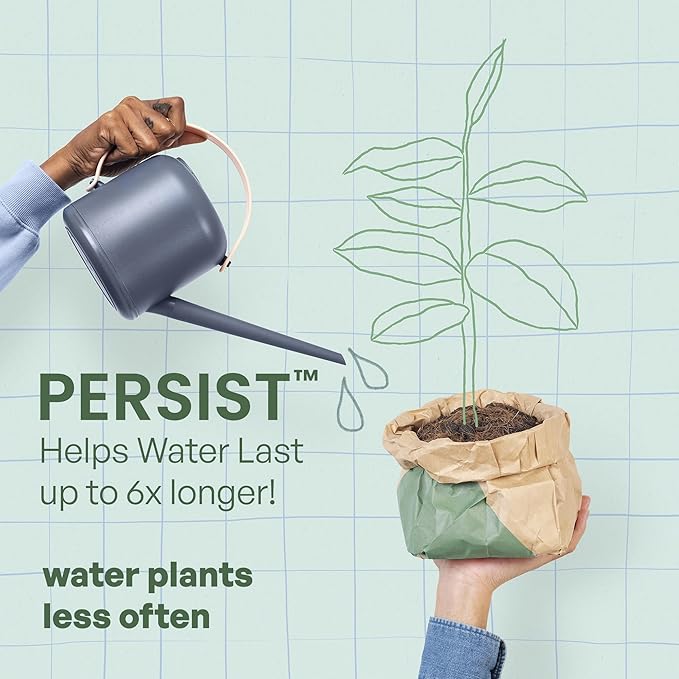 Persist Horticultural Charcoal 3qt Bag, Biochar Soil Amendment for Indoor Plants, Improves Soil for Terrariums, 100% Natural Active Carbon and House Plant Enhancer.