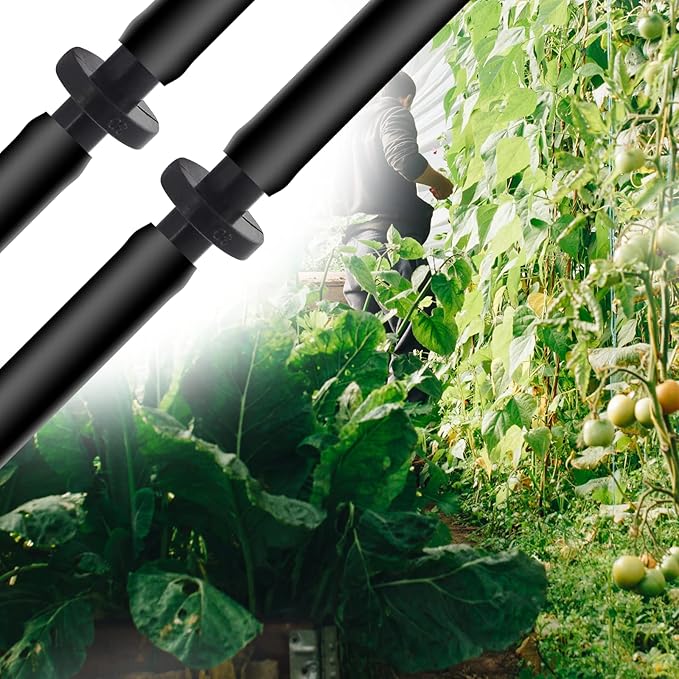 150Pcs 1/4 Inch Drip Irrigation Coupling Fittings Straight Coupling Barbed Connector for 4/7mm Tube Drip Irrigation Watering System