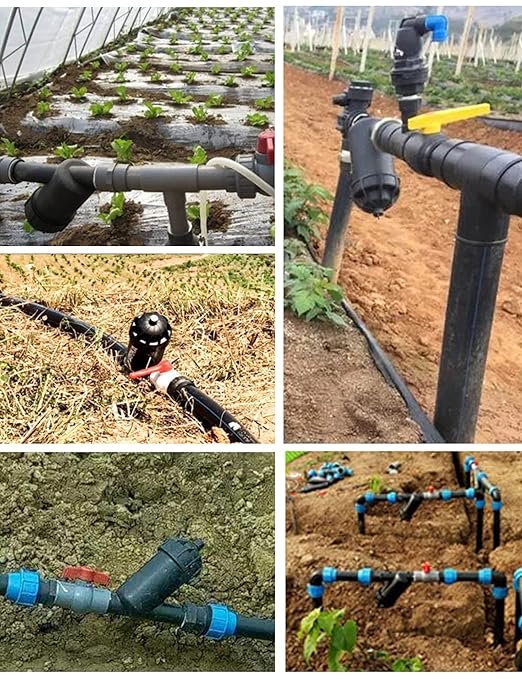 Drip Irrigation Disc Filter Y Filter - 120 Mesh 3/4 inch Male Pipe Thread NPT for Lawn Garden Watering and Irrigation Hose Connectors