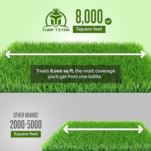 Turf Titan Root Booster Hose End – Lawn Probiotic & Garden Booster – Natural Liquid Probiotic for Lawn Care – Green Lawn Booster for Lawn Maintenance
