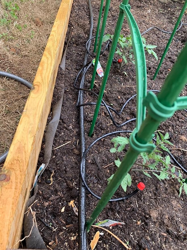 Black Vinyl Tubing 3/4” ID × 1” OD - 10 Feet PVC Flexible Plastic Tube Hybrid Hose, Transfer Water Air Oil for Pond Fountain Garden, Non-toxic and BPA free