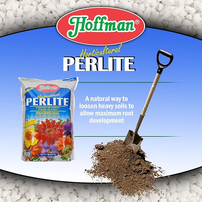 Hoffman 16504 Horticultural Perlite, 18 Quarts, 2 Pack