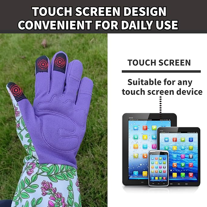 Gardening Gloves for Women and Men, Thorn Proof&Puncture Resistance Garden Gloves,Gauntlet Gloves,Gifts