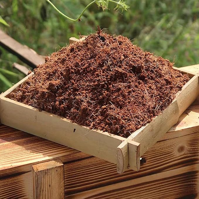 Coco Coir Brick for Plants-5 Pack Premium 100% Organic Peat Moss Mix with Low EC & pH Balance,Plant Soil Enhance Root (5 Pack)