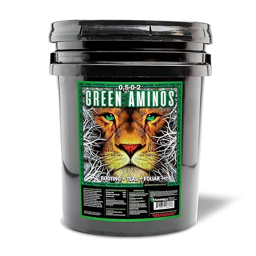 GreenGro Green Aminos, Rooting Stimulator Blend with Amino Acids and Nutrients for Potting Mix, Soils, Cuttings, and Hydroponic Gardens, Organic Plant Food for Indoor and Outdoor Plants
