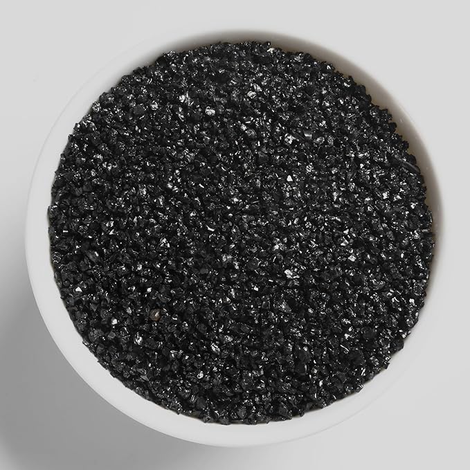 5lb Succulents and Cactus Black Sand, Décor & Additive Tiny Stones,DIY Rocks Gravel for Bonsai, Fairy Gardening, Terrarium, Vases Fillers