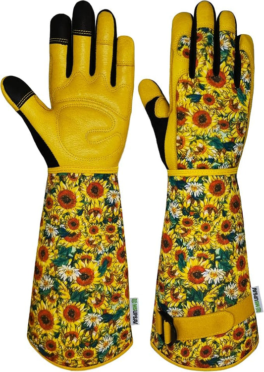 Gardening Gloves for Women and Men, Thorn Proof&Puncture Resistance Garden Gloves,Gauntlet Gloves,Gifts