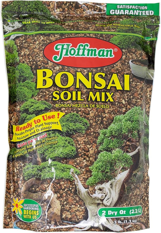 Hoffman 10708 Bonsai Soil Mix, 2 Quarts, Brown/A