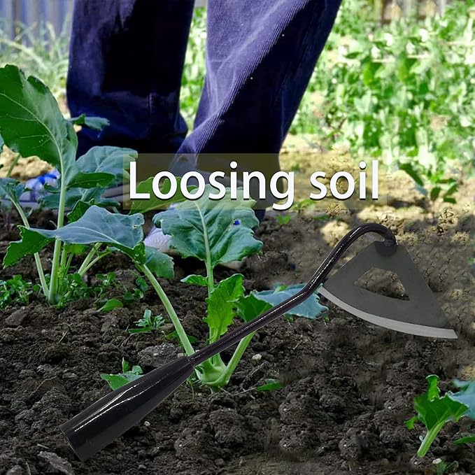 Garden Tools Hollow Hoe Stainless Steel Handle Weeding Hoe for Vegetable Garden loosening Soil