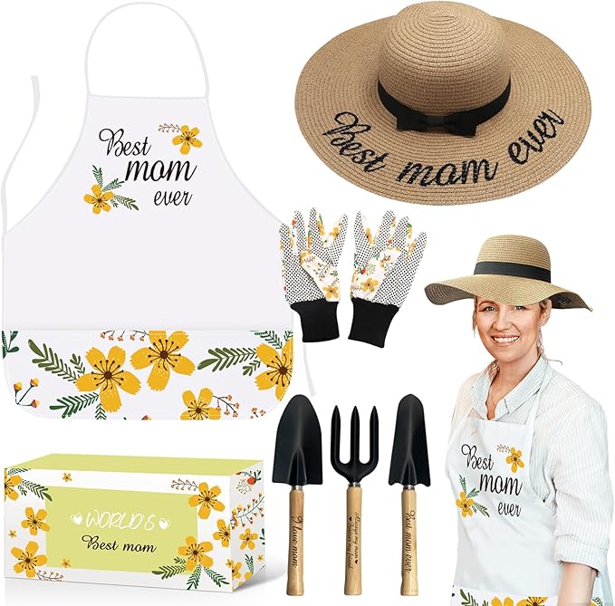 Gifts for Mom,Mom Gifts from Daughter, Birthday Gift for Mom Gardening Gifts for Women Gardening Tools Kit Outdoor Horticulture Starter, for mom,Garden Tools Kit for Mom Plant Lover