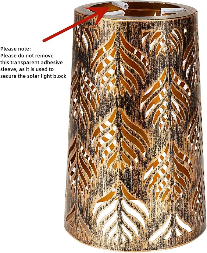 Solar Lantern Outdoor Garden Decor 2 Pack Hanging Solar Lantern Lights, Farmhouse Decor Outdoor Lantern, Waterproof Lantern for Patio, Yard, Table, Pathway Halloween Christmas Day Decor