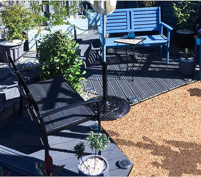 45LB Aquarium Gravel Mix Rocks for Succulent,Cactus Bonsai DIY, Gravel for Terrarium, Fairy Gardening, Top Dressing （6mm-8mm）