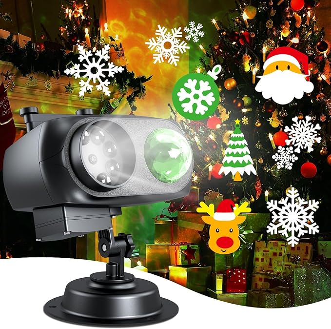 Christmas Projector Lights Outdoor,Holiday lamp,Halloween Christmas Outdoor,St. Patrick's Day Decoration,Eid Mubarak Kareem Festival Decorations, Easter Decorative Lights,Ramadan Decorations