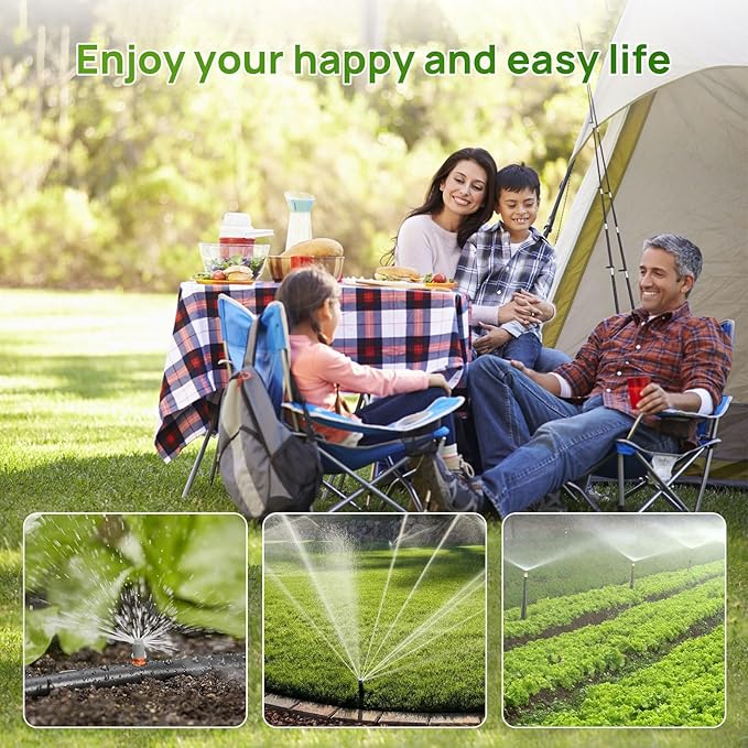 Digital Sprinkler Timer for Garden Hose Watering, Battery Powered Hose Timer with Rain Delay, Manual, Automatic Watering System, Outdoor Programmable Water Timer Irrigation Timer Grey