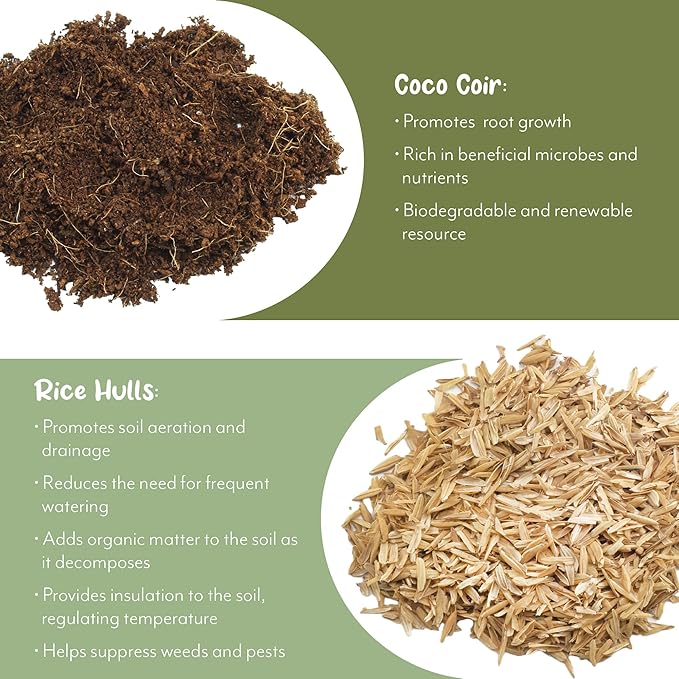 All-Purpose Compost Blend (8 Quarts), Deluxe Mix for Indoor/Outdoor Plants w/Mushroom Compost and Worm Castings