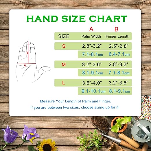 HLDD HANDLANDY Long Sleeve Leather Gardening Gloves,Rose Pruning Floral Gauntlet Garden Gloves For Women and Men (Small, Beige)