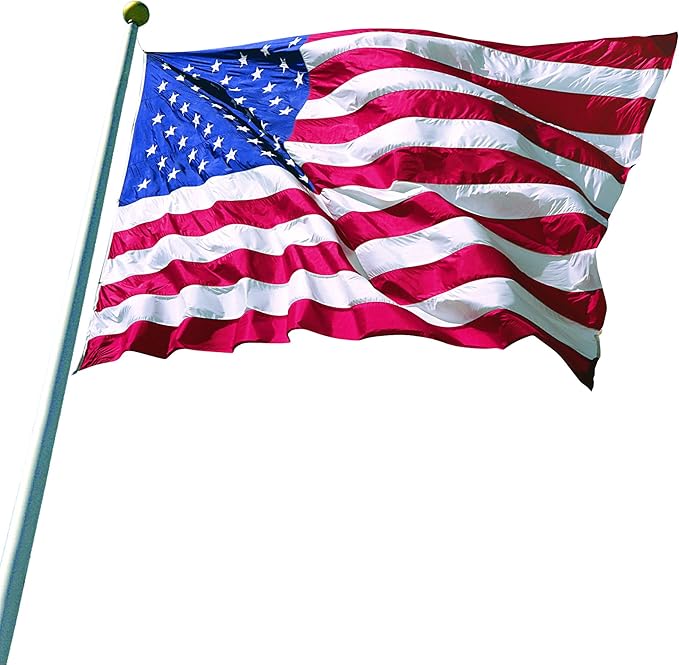 Annin Flagmakers (2415) SolarGuard Nyl-Glo American Flag, Made in USA, 30 x 50 Feet, Nylon