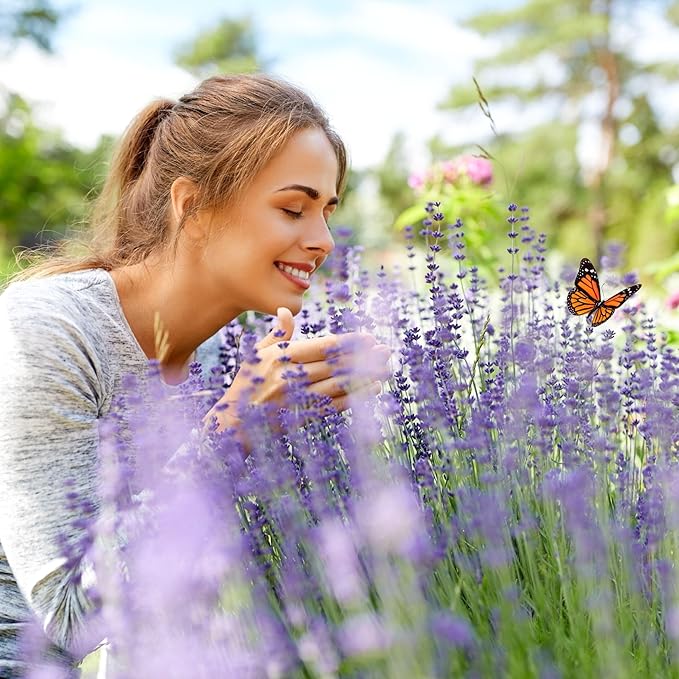 Butterfly Garden Kit with Grow Rings, Greenhouse Germination Domes, Seeds, Markers, Instructions – Gardening Gift for Mom, Teachers, Women, and Men – Made in USA