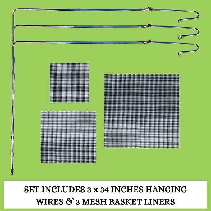 3 Wooden Octagon Shaped Orchid Baskets with Hangers. Rustic Handmade Vanda Baskets, Hanging Boxes