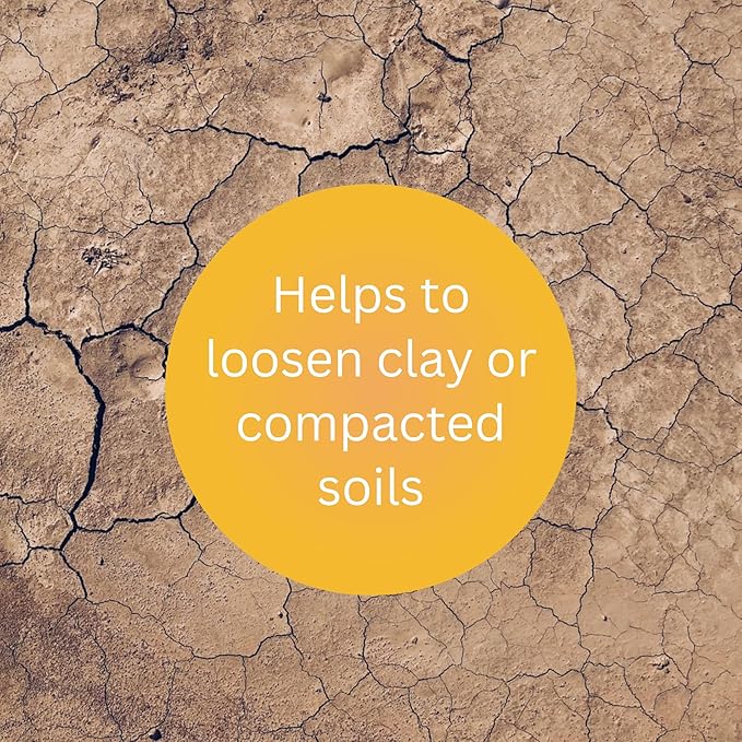 Earth Science Fast Acting Gypsum - Soil Conditioner Adds Calcium, Repairs Salt Damage & Root Growth with Nutri-Bond Runoff Reduction Technology (5 lb)