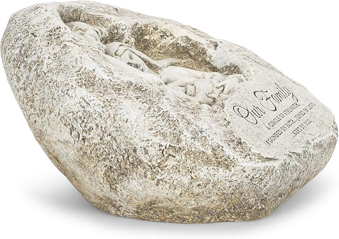 Joseph's Studio by Roman Inc., HOLY Family Garden, Garden Collection, Religious Statue, Holy Family, Memorial, Angel, Patron Saint, Garden Décor (7x8x4)