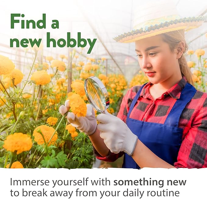 HOME GROWN Marigold Seeds Bulk Mix - 5600+ Crackerjack Marigold Flower Seeds for Planting Outdoors - Flowers Seed for Companion Planting - Wildflower African Marigold Seeds (Tagetes erecta)