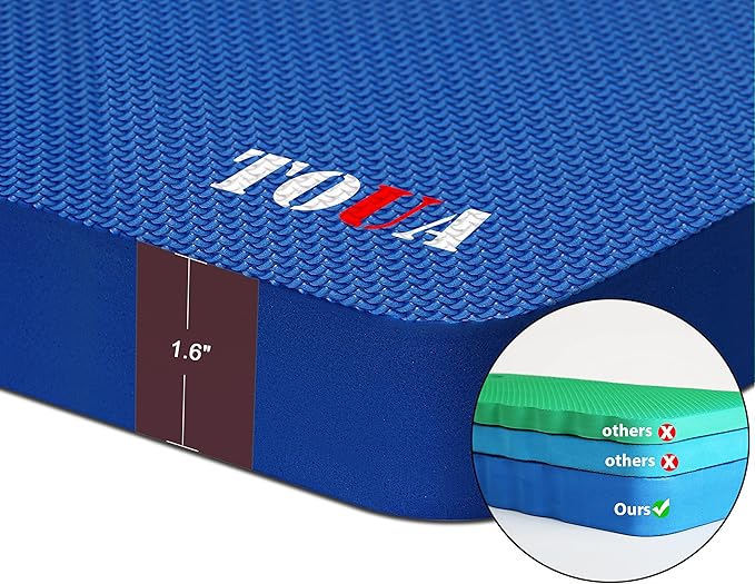 Kneeling Pad Thick Extra Large High Density Foam Comfort Kneeling Pad for Work Gardening Yoga Exercise Garden Knee Pad, 1 Pack