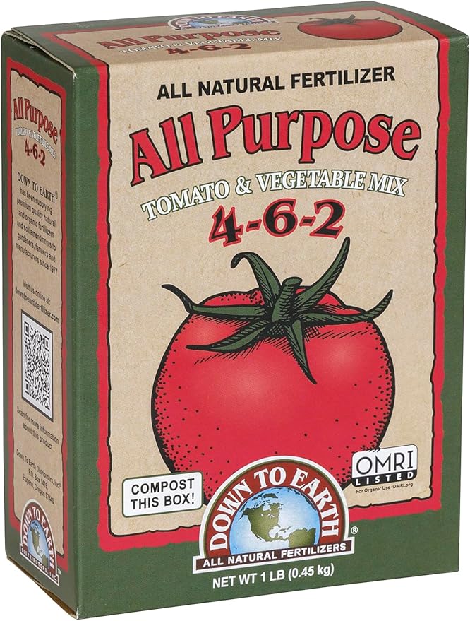 Down to Earth Organic All Purpose Fertilizer Mix 4-6-2, 1 lb