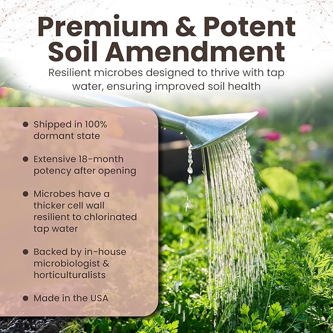 Tribus Organic Microbial Inoculant – Root Booster for Plants, Increases Plant Yield, Root Growth, Flower & Fruit Quality. Bloom Booster. Visible Root Growth in 24Hrs. Packaging May Vary. 33.8 oz