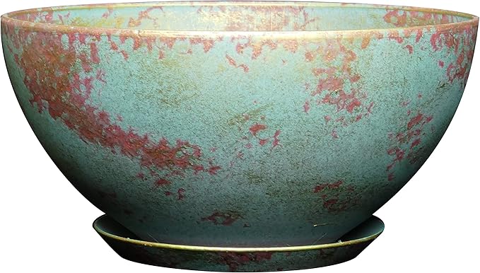 Classic Home and Garden Premiere Collection Planter, Rosie 10", Patina Copper
