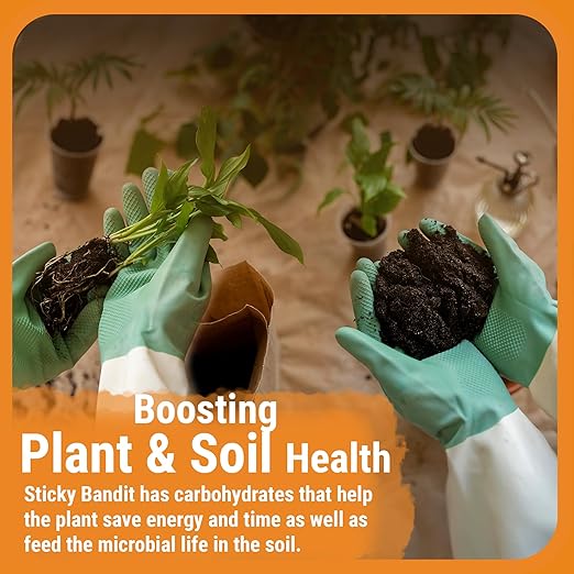 Cronk Nutrients Sticky Bandit Plant Food Carbohydrate – Boost Plants Flavour and Resin Production – Suitable for Soil, Soilless and, Hydroponic – Increase Aroma and Taste, 4L