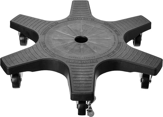 Bosmere S20410 Down Under Plant Caddie, Heavy Duty Plant Stand with Wheels, 500lb Capacity, 20-Inch, Black