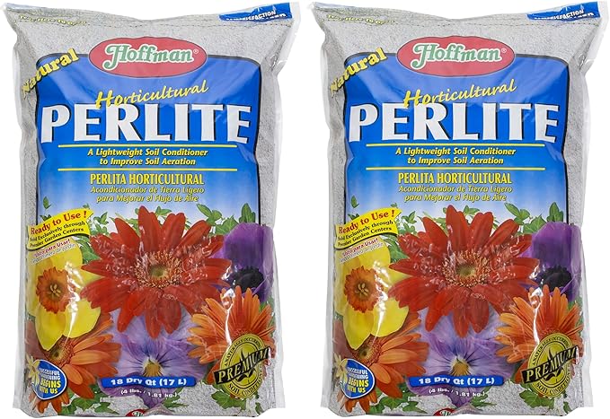 Hoffman 16504 Horticultural Perlite, 18 Quarts, 2 Pack