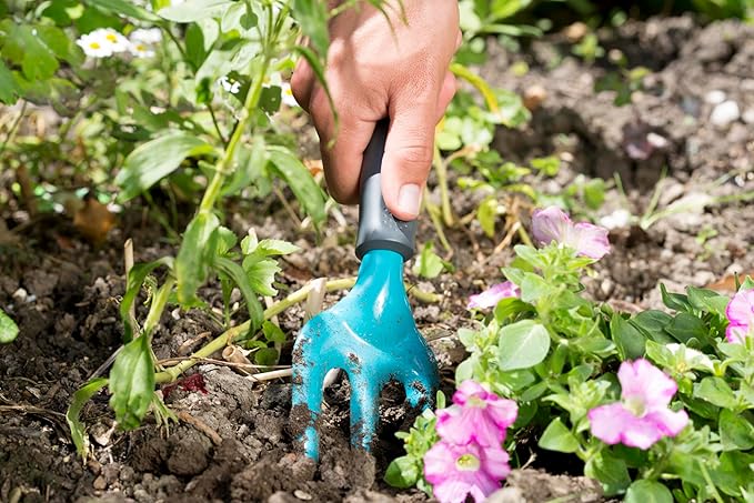 Gardena Transplant Fork for Gardening, r.Blue, 30x8x3.3 cm (08952-20)