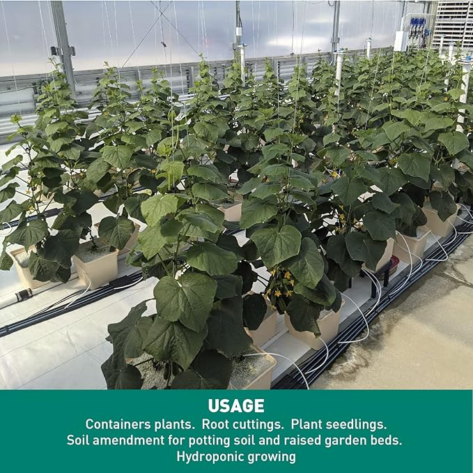 EasyGo Product Harvest Hero Perlite w/Silica for Potting Soil Mix, Root Cuttings, Containers and Hydroponic Growing - Medium Grade - 3 Cubic Foot – 20 Pounds