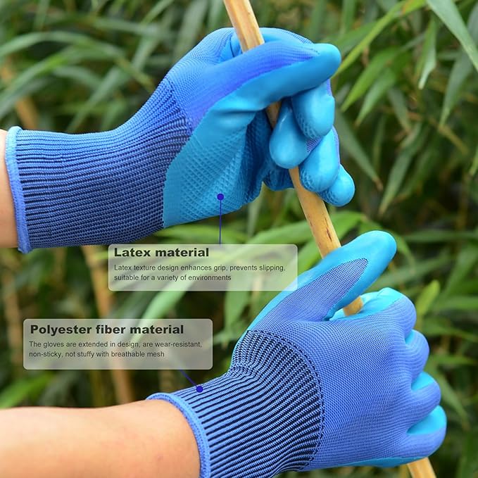 Kynup 3Pack Pruning Shears, Garden Shears, Pruning Shears for Gardening, Gardening Shears, Garden Scissors, Garden Clippers, Gardening Tools with Gloves, Stainless Steel, Soft Grip Handle