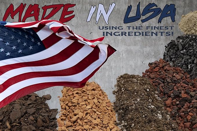 High Drainage Cactus Soil Potting Mix with Mycorrhizal Fungi - 8 Pounds / 4 Quarts of Soil for Succulents and Cactus - Slightly Acidic, Gritty Soil for Healthy Indoor Plants - Spike & Bloom