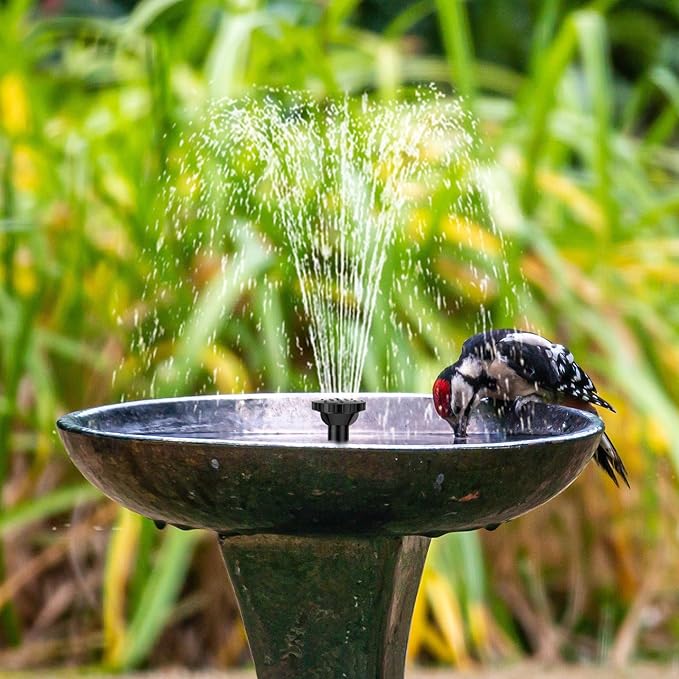 Biling 7.5W Solar Water Pump Outdoor, Solar Pond Pump Solar Fountain with DIY 5ft Tubing for Samll Ponds, Garden Pool and Bird Bath