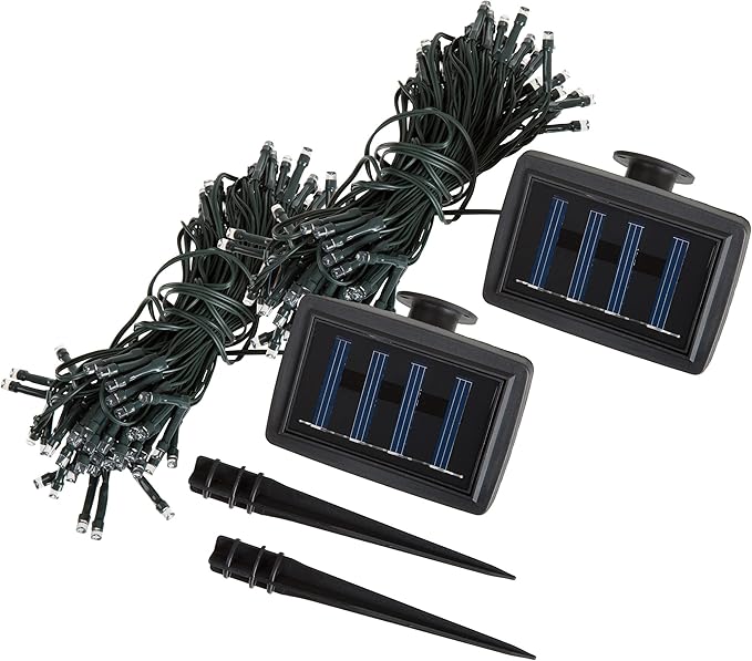 Pure Garden 2-Pack Solar Powered LED String Lights