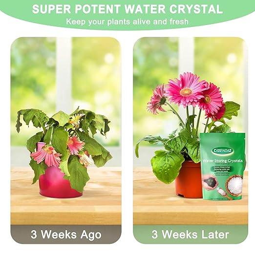 5 LB Water Storing Crystals for Plants Prevents overwatering and Dehydration of Plants Indoor and Garden (80OZ)