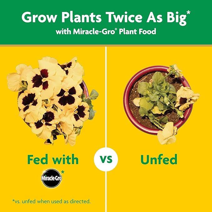 Miracle-Gro Garden Feeder with Water Soluble All Purpose Plant Food, Hose-end Feeder for Outdoor Plants, 1 lb.