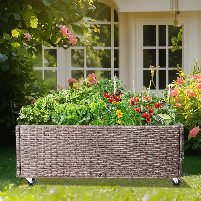 WONDER GARDEN Raised Garden Bed-Planter Box - Elevated Raised Garden Beds Outdoor with Legs for Vegetables Flower Herb Backyard Patio