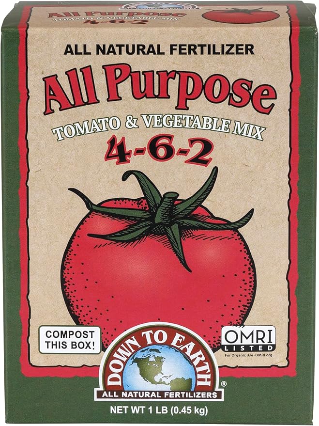 Down to Earth Organic All Purpose Fertilizer Mix 4-6-2, 1 lb