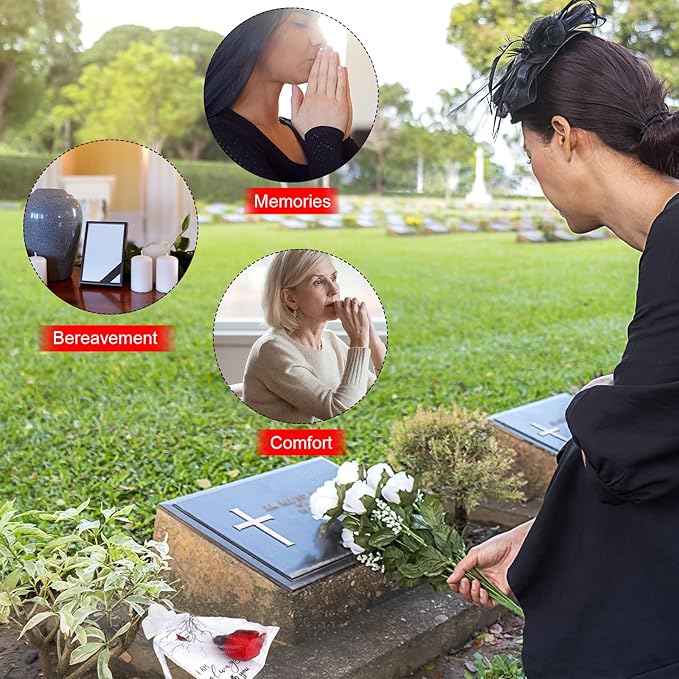 Roowest 72 Pcs Memorial Cardinal Gift Set Include Mini Red Cardinal Bird Statue Figures and Red Feathered Cards and Bags for Sympathy Memorial Gift