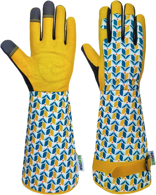 Gardening Gloves for Women and Men, Thorn Proof&Puncture Resistance Garden Gloves,Gauntlet Gloves,Gifts