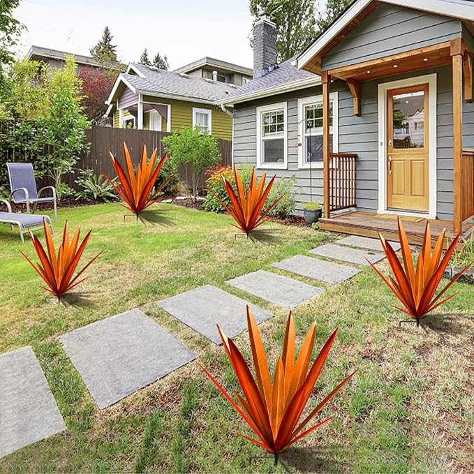 Homight Metal Country Tequila Sculpture DIY Plant Home Decor Garden Ornament Indooutdoor Statuette Patio Lawn Stake Decoration Gift