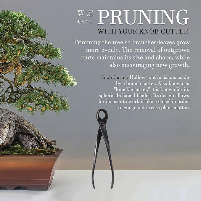 BambooMN Bonsai 8" Knob Cutter Tool - 1 Piece