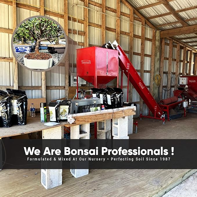 Bonsai Outlet Bonsai Soil Mix - Tinyroots All Purpose Bonsai Soil Mix Ready to Use Blend, Used for All Varieties of Bonsai Trees, 2.5 Gallons