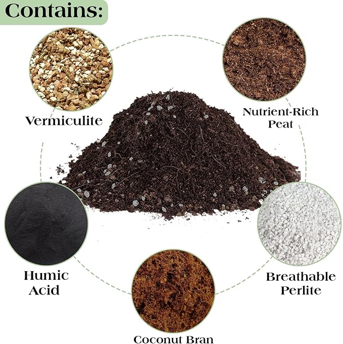 Halatool 3 QT Organic Aloe Plant Soil Potting Mix Garden Top Succulent Soil for Indoor & Outdoor Plants Bonsai Aloe Vera Soil for Houseplants Flowers Vegetables & Herbs